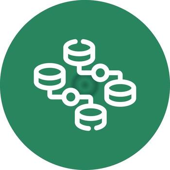 desestructurado datos creativo icono diseño vector