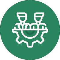 Workforce Creative Icon Design vector