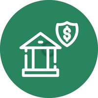 Banking Security Creative Icon Design vector