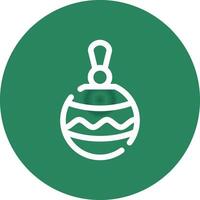 Bauble Creative Icon Design vector