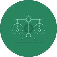 Compare Prices Creative Icon Design vector