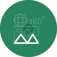 360 Image Creative Icon Design vector