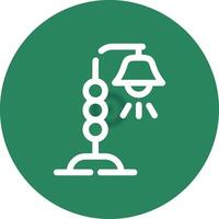 Street Lamp Creative Icon Design vector