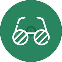 Star Glasses Creative Icon Design vector