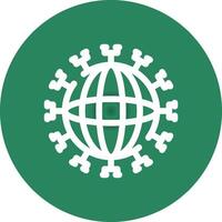 Global Network Creative Icon Design vector