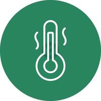 Hot Temperature Creative Icon Design vector