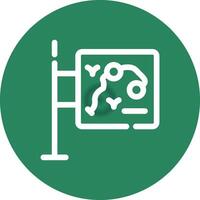 Map Creative Icon Design vector