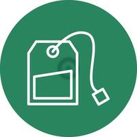 Tea Bag Creative Icon Design vector