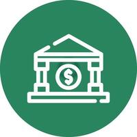 Bank Creative Icon Design vector