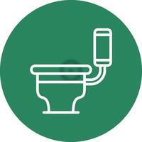 Toilet Creative Icon Design vector