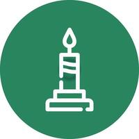 Candle Creative Icon Design vector