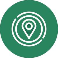 Location Pin Creative Icon Design vector