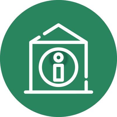 Information Point Creative Icon Design