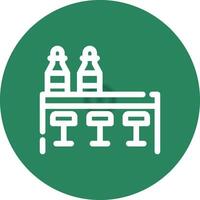 Table Creative Icon Design vector