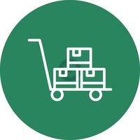 Trolley Creative Icon Design vector