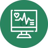 Monitor Creative Icon Design vector