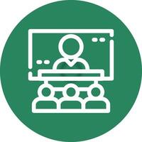 Class Creative Icon Design vector