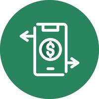 Online Transfer Creative Icon Design vector