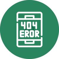 Error Creative Icon Design vector