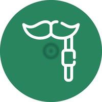 Moustache Creative Icon Design vector