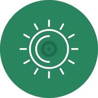 Sun Creative Icon Design vector