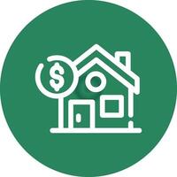 Mortgage Creative Icon Design vector