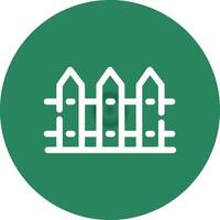 Fence Creative Icon Design vector