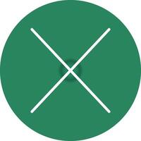 Crose Creative Icon Design vector