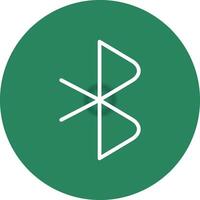 Bluetooth Creative Icon Design vector