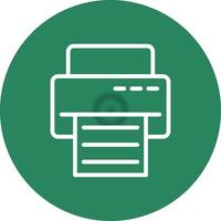 Printer Creative Icon Design vector