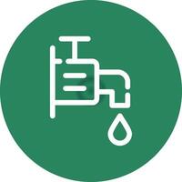 Faucet Creative Icon Design vector