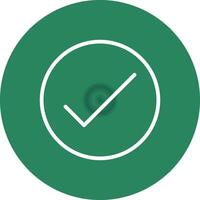 Check Creative Icon Design vector