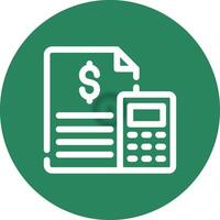 Accounting Creative Icon Design vector