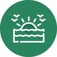 Sea Creative Icon Design vector