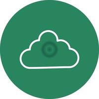 diseño de icono creativo de nube vector