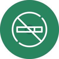 No Smoke Creative Icon Design vector