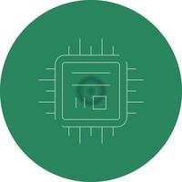 Microchip Creative Icon Design vector