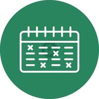 Schedule Creative Icon Design vector