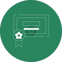 Certification Creative Icon Design vector