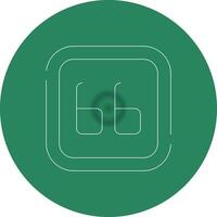 Quotation Creative Icon Design vector