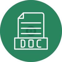 Doc Creative Icon Design vector