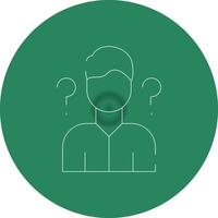 Uncertainty Creative Icon Design vector