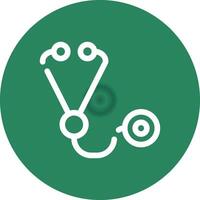 Stethoscope Creative Icon Design vector