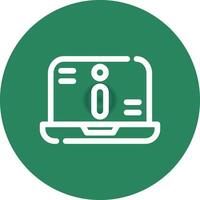Laptop Creative Icon Design vector
