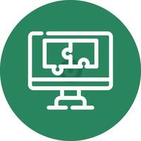 Puzzle Creative Icon Design vector