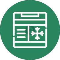 Freezer Creative Icon Design vector