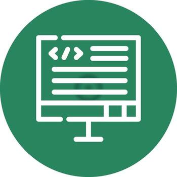 Code Creative Icon Design vector