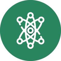 Atom Creative Icon Design vector