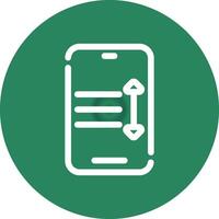 Line Circle Gradient Design vector
