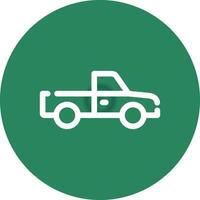 Pickup Truck Creative Icon Design vector